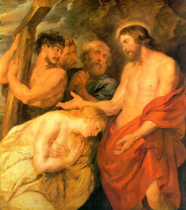 Peter Paul Rubens Christ and Mary Magdalene France oil painting art